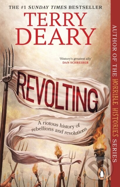 Kniha: Revolting (Terry Deary). Transworld, 2026 Kniha: Revolting (Terry Deary). Transworld, 2026