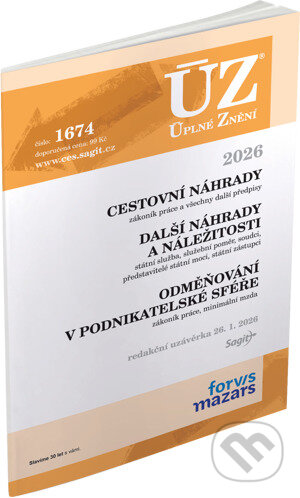 Kniha: ÚZ 1674 Cestovní náhrady (Sagit). Sagit, 2026 Kniha: ÚZ 1674 Cestovní náhrady (Sagit). Sagit, 2026