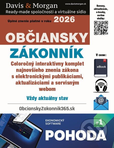 E-kniha: Občiansky zákonník 2026 (DonauMedia). DonauMedia, 2026 E-kniha: Občiansky zákonník 2026 (DonauMedia). DonauMedia, 2026