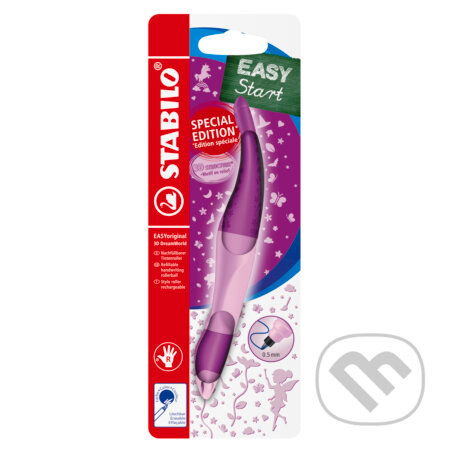 Ergonomický roller pre pravákov - STABILO EASYoriginal 3D DreamWorld ružová (STABILO). STABILO, 2026 Ergonomický roller pre pravákov - STABILO EASYoriginal 3D DreamWorld ružová (STABILO). STABILO, 2026