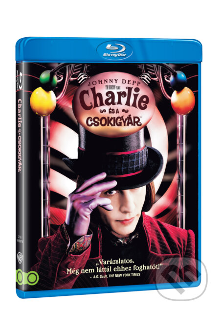 Film: Charlie és a csokigyár BD (HU) (Tim Burton) (Blu-ray). Magicbox, 2026 Film: Charlie és a csokigyár BD (HU) (Tim Burton) (Blu-ray). Magicbox, 2026