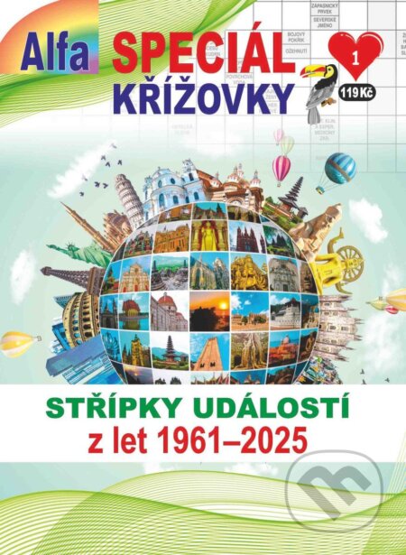 Kniha: Křížovky speciál 1/2026 - Střípky událostí 1961-2025 (Alfasoft). Alfasoft, 2025 Kniha: Křížovky speciál 1/2026 - Střípky událostí 1961-2025 (Alfasoft). Alfasoft, 2025