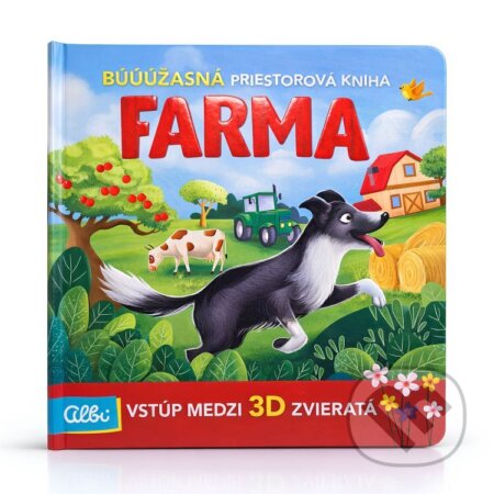 Kniha: Búúúžasná priestorová kniha Farma (Autor neuvedený). Albi, 2026 Kniha: Búúúžasná priestorová kniha Farma (Autor neuvedený). Albi, 2026