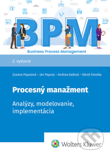 Kniha: Procesný manažment (Zuzana Papulová, Ján Papula, Andrea Gážová a Dávid Smolka). Wolters Kluwer, 2026 Kniha: Procesný manažment (Zuzana Papulová, Ján Papula, Andrea Gážová a Dávid Smolka). Wolters Kluwer, 2026
