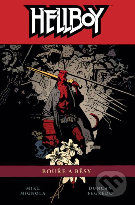 Kniha: Hellboy 12 - Bouře a běsy (-). Comics centrum, 2026 Kniha: Hellboy 12 - Bouře a běsy (-). Comics centrum, 2026