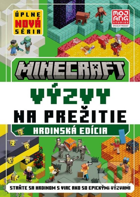 Kniha: Minecraft - Výzvy na prežitie - Hrdinská edícia (Autorský kolektív). Alicanto, 2026 Kniha: Minecraft - Výzvy na prežitie - Hrdinská edícia (Autorský kolektív). Alicanto, 2026