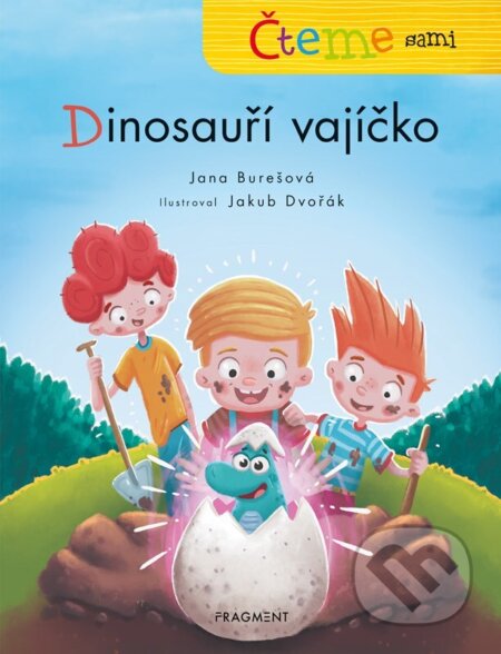 Kniha: Čteme sami: Dinosauří vajíčko (Jana Burešová). Nakladatelství Fragment, 2026 Kniha: Čteme sami: Dinosauří vajíčko (Jana Burešová). Nakladatelství Fragment, 2026