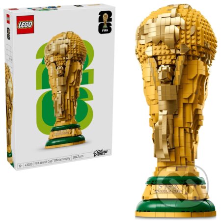 Spoločenská hra: LEGO® Editions Football 43020 Oficiálna trofej Majstrovstiev sveta vo futbale FIFA (LEGO). LEGO, 2026 Spoločenská hra: LEGO® Editions Football 43020 Oficiálna trofej Majstrovstiev sveta vo futbale FIFA (LEGO). LEGO, 2026