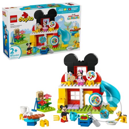 Spoločenská hra: LEGO® DUPLO® Disney 10465 Mickey Mouseov klub s Minnie a Plutom (LEGO). LEGO, 2026 Spoločenská hra: LEGO® DUPLO® Disney 10465 Mickey Mouseov klub s Minnie a Plutom (LEGO). LEGO, 2026