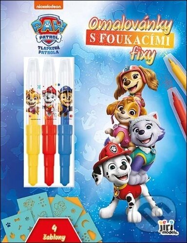 Omalovánky s foukacími fixy: Tlapková patrola (Jiří Models). Jiří Models, 2026 Omalovánky s foukacími fixy: Tlapková patrola (Jiří Models). Jiří Models, 2026