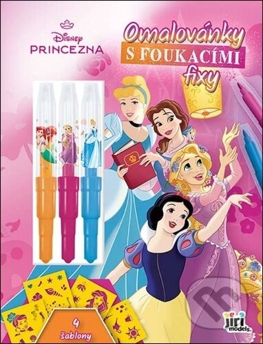 Omalovánky s foukacími fixy: Disney Princezny (Jiří Models). Jiří Models, 2026 Omalovánky s foukacími fixy: Disney Princezny (Jiří Models). Jiří Models, 2026