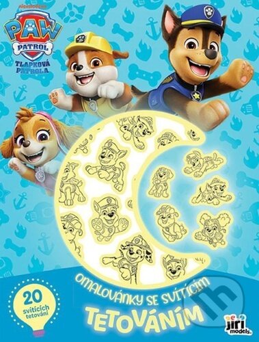 Omalovánky se svítícím tetováním: Tlapková patrola (Jiří Models). Jiří Models, 2026 Omalovánky se svítícím tetováním: Tlapková patrola (Jiří Models). Jiří Models, 2026