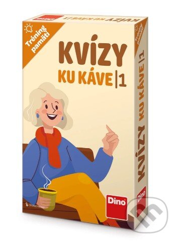 Spoločenská hra: Tréning pamäti: Kvízy ku káve 1 (Dino). Dino, 2026 Spoločenská hra: Tréning pamäti: Kvízy ku káve 1 (Dino). Dino, 2026