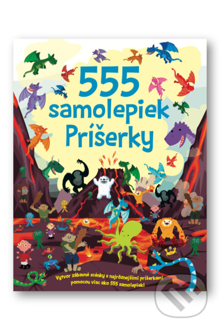Kniha: 555 samolepiek: Príšerky (Oakley Graham). Svojtka&Co., 2026 Kniha: 555 samolepiek: Príšerky (Oakley Graham). Svojtka&Co., 2026