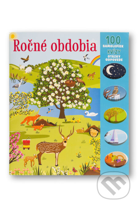 Kniha: Ročné obdobia - 100 samolepiek, kvízy, otázky, odpovede (Svojtka&Co.). Svojtka&Co., 2026 Kniha: Ročné obdobia - 100 samolepiek, kvízy, otázky, odpovede (Svojtka&Co.). Svojtka&Co., 2026