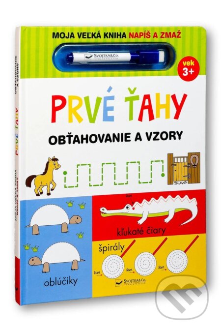 Kniha: Moja veľká kniha - Napíš a zmaž: Prvé ťahy (Svojtka&Co.). Svojtka&Co., 2026 Kniha: Moja veľká kniha - Napíš a zmaž: Prvé ťahy (Svojtka&Co.). Svojtka&Co., 2026
