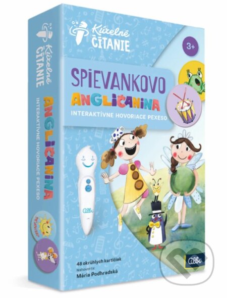 Spoločenská hra: Kúzelné čítanie: Hra pexeso - Spievankovo Angličanina (Albi). Albi, 2026 Spoločenská hra: Kúzelné čítanie: Hra pexeso - Spievankovo Angličanina (Albi). Albi, 2026