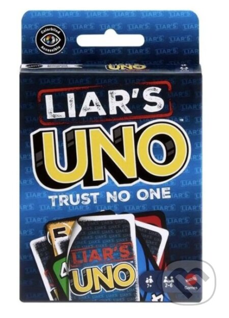 Spoločenská hra: UNO Liars (Albi). Albi, 2026 Spoločenská hra: UNO Liars (Albi). Albi, 2026