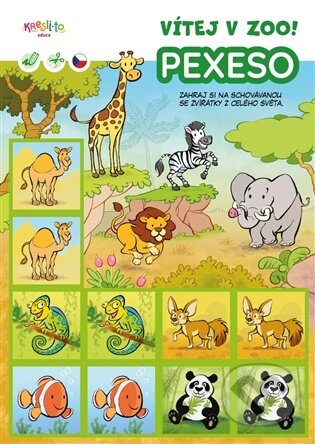 Kniha: Pexeso Vítej v ZOO! (-). Kresli.to, 2026 Kniha: Pexeso Vítej v ZOO! (-). Kresli.to, 2026