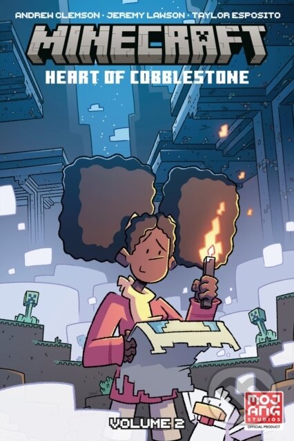 Kniha: Minecraft: Heart of Cobblestone Volume 2 (Andrew Clemson a Jeremy Lawson). Dark Horse, 2026 Kniha: Minecraft: Heart of Cobblestone Volume 2 (Andrew Clemson a Jeremy Lawson). Dark Horse, 2026