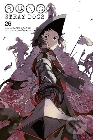 Kniha: Bungo Stray Dogs, Vol. 26 (Bianca Pistillo, Sango Harukawa, Kevin Gifford a Kafka Asagiri). Yen Press, 2026 Kniha: Bungo Stray Dogs, Vol. 26 (Bianca Pistillo, Sango Harukawa, Kevin Gifford a Kafka Asagiri). Yen Press, 2026