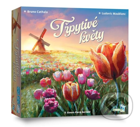 Spoločenská hra: Třpytivé květy (Bruno Cathala a Ludovic Maublanc). Asmodée Édition LLC, 2026 Spoločenská hra: Třpytivé květy (Bruno Cathala a Ludovic Maublanc). Asmodée Édition LLC, 2026