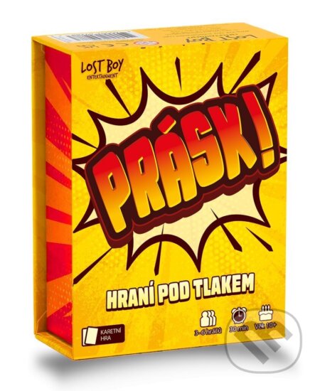 Společenská hra: Prásk! (Asmodée Édition LLC). Asmodée Édition LLC, 2026 Společenská hra: Prásk! (Asmodée Édition LLC). Asmodée Édition LLC, 2026