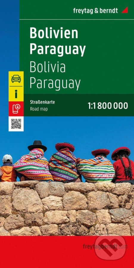 Kniha: Bolívie – Paraguay 1:1 800 000 / automapa (freytag&berndt). freytag&berndt, 2026 Kniha: Bolívie – Paraguay 1:1 800 000 / automapa (freytag&berndt). freytag&berndt, 2026