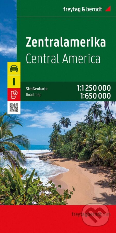 Stredná Amerika 1: 1 500 000/ 800 000 / automapa (freytag&berndt). freytag&berndt, 2026 Stredná Amerika 1: 1 500 000/ 800 000 / automapa (freytag&berndt). freytag&berndt, 2026