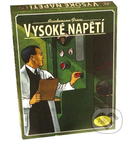 Spoločenská hra: Vysoké napätie (Friedemann Friese). Albi, 2004 Spoločenská hra: Vysoké napätie (Friedemann Friese). Albi, 2004