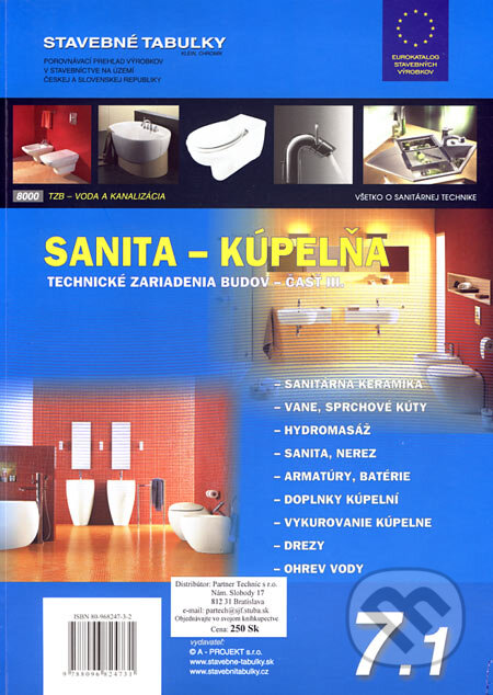 Kniha: Stavebné tabuľky 7.1 (A- Projekt). A- Projekt, 2003 Kniha: Stavebné tabuľky 7.1 (A- Projekt). A- Projekt, 2003
