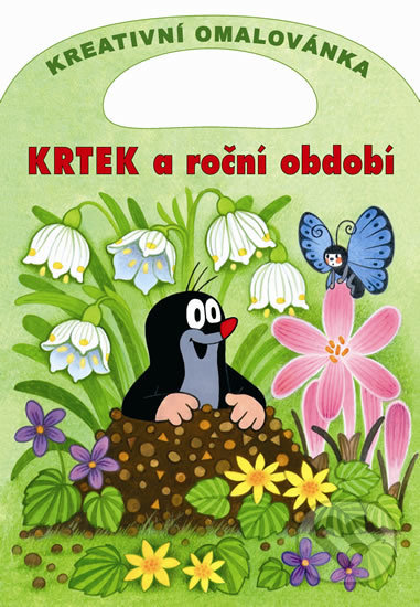 Kniha: Krtek a roční období - Kreativní omalovánky A4 s výsekem (Zdeněk Miler). Akim, 2013 Kniha: Krtek a roční období - Kreativní omalovánky A4 s výsekem (Zdeněk Miler). Akim, 2013