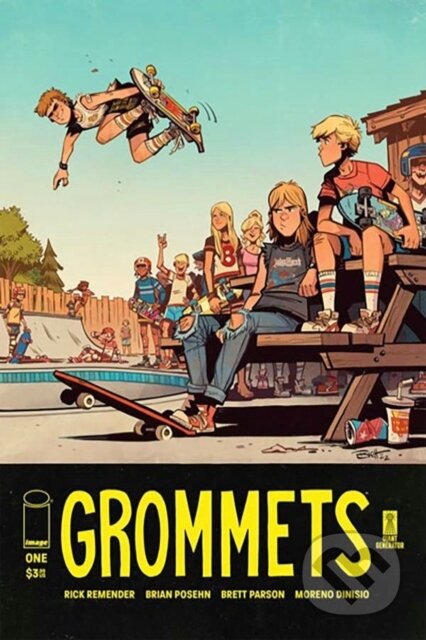 Kniha: Grommets (Brian Posehn a Rick Remender). Image Comics, 2025 Kniha: Grommets (Brian Posehn a Rick Remender). Image Comics, 2025