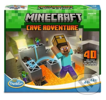Spoločenská hra: Minecraft Cave Adventure (ThinkFun). ThinkFun, 2026 Spoločenská hra: Minecraft Cave Adventure (ThinkFun). ThinkFun, 2026