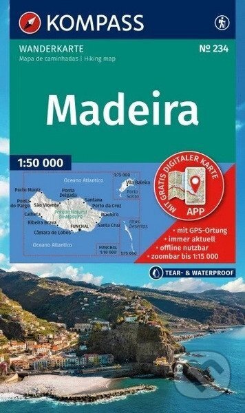 Madeira 1: 50 000 (Kompass). Kompass, 2025 Madeira 1: 50 000 (Kompass). Kompass, 2025