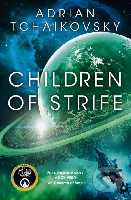 Kniha: Children of Strife (Adrian Tchaikovsky). Tor, 2026 Kniha: Children of Strife (Adrian Tchaikovsky). Tor, 2026