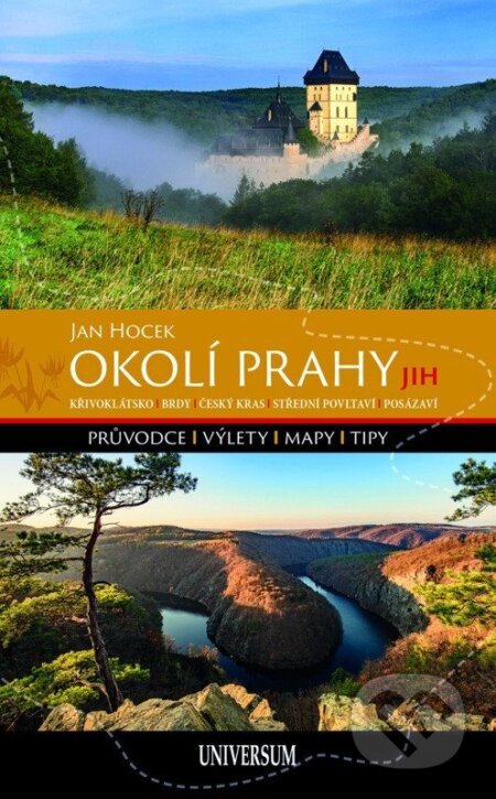 Kniha: Okolí Prahy – Jih (Jan Hocek). Universum, 2026 Kniha: Okolí Prahy – Jih (Jan Hocek). Universum, 2026