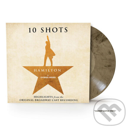 Hudobné CD: Original Broadway Cast Recording: Hamilton: 10 Shots, Highlights (Warner Music). Warner Music, 2025 Hudobné CD: Original Broadway Cast Recording: Hamilton: 10 Shots, Highlights (Warner Music). Warner Music, 2025