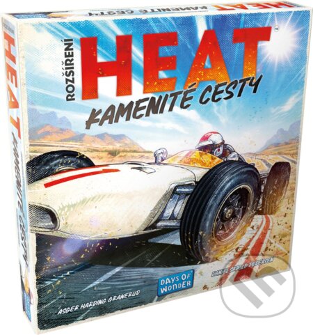 Společenská hra: Heat CZ: Kamenité cesty (rozšírenie) (Asmodee Czech Republic). Asmodee Czech Republic, 2026 Společenská hra: Heat CZ: Kamenité cesty (rozšírenie) (Asmodee Czech Republic). Asmodee Czech Republic, 2026