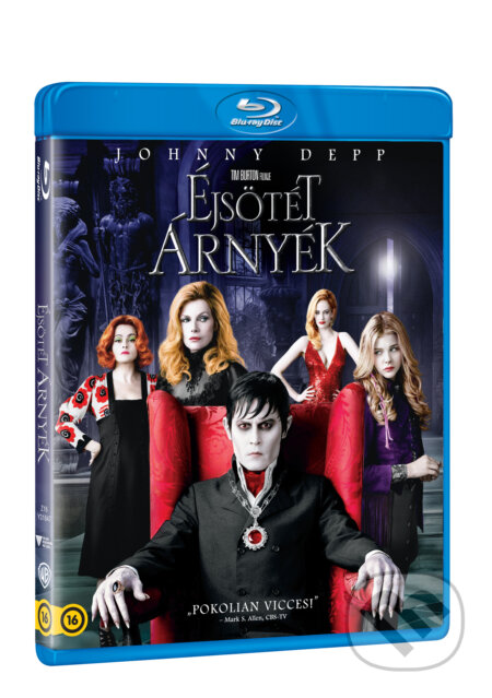 Film: Éjsötét árnyék BD (HU) (Tim Burton) (Blu-ray). Magicbox, 2026 Film: Éjsötét árnyék BD (HU) (Tim Burton) (Blu-ray). Magicbox, 2026
