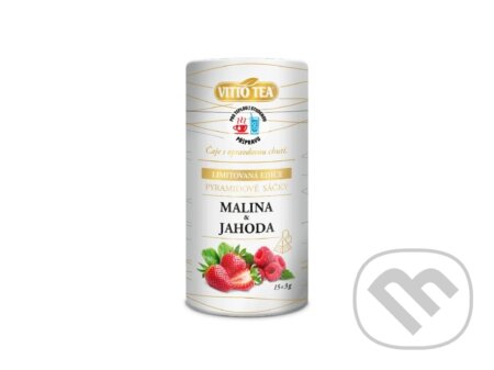 Kávy a čaje: VITTO TEA Tubus Malina a jahoda 15 x 3g (Bio - Racio). Bio - Racio, 2026 Kávy a čaje: VITTO TEA Tubus Malina a jahoda 15 x 3g (Bio - Racio). Bio - Racio, 2026