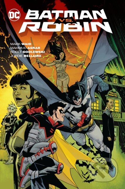 Kniha: Batman Vs. Robin (Mahmud Asrar a Mark Waid). DC Comics, 2023 Kniha: Batman Vs. Robin (Mahmud Asrar a Mark Waid). DC Comics, 2023
