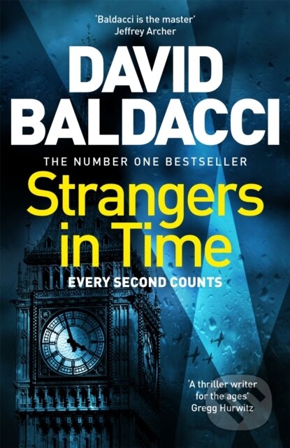 Kniha: Strangers in Time (David Baldacci). MacMillan, 2025 Kniha: Strangers in Time (David Baldacci). MacMillan, 2025