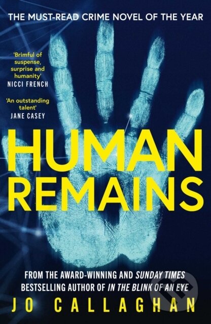 Kniha: Human Remains (Jo Callaghan). Simon & Schuster, 2026 Kniha: Human Remains (Jo Callaghan). Simon & Schuster, 2026