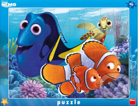 Puzzle: Puzzle deskové 40: Nemo a kamarádi (Dino). Dino, 2026 Puzzle: Puzzle deskové 40: Nemo a kamarádi (Dino). Dino, 2026