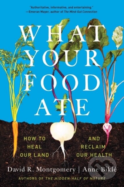 Kniha: What Your Food Ate (Anne Bikle a David R. Montgomery). WW Norton & Co, 2023 Kniha: What Your Food Ate (Anne Bikle a David R. Montgomery). WW Norton & Co, 2023