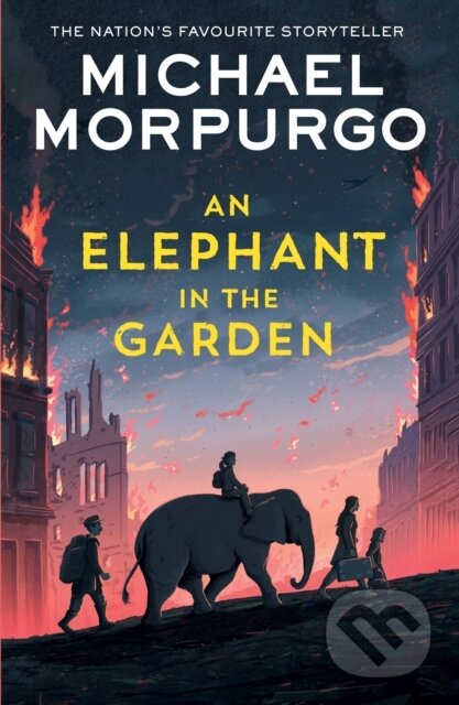 Kniha: An Elephant in the Garden (Michael Morpurgo). HarperCollins, 2024 Kniha: An Elephant in the Garden (Michael Morpurgo). HarperCollins, 2024