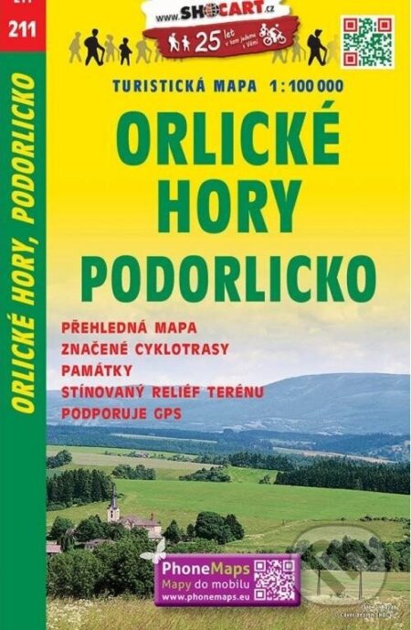 Kniha: Orlické hory, Podorlicko 1:100 000 (SHOCart). SHOCart Kniha: Orlické hory, Podorlicko 1:100 000 (SHOCart). SHOCart
