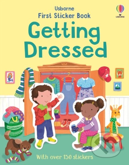 Kniha: First Sticker Book Getting Dressed (Jessica Greenwell). Usborne, 2026 Kniha: First Sticker Book Getting Dressed (Jessica Greenwell). Usborne, 2026