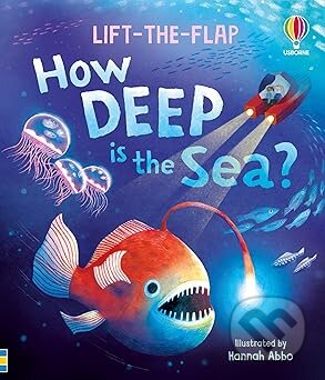 Kniha: Very First Questions and Answers: How deep is the sea (Katie Daynes). Usborne, 2026 Kniha: Very First Questions and Answers: How deep is the sea (Katie Daynes). Usborne, 2026